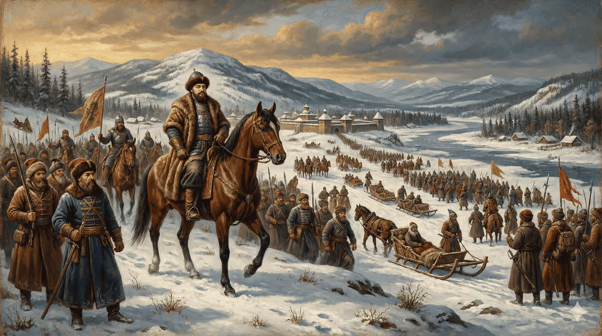 Illustration : Alexis Ier le Très-Paisible : l'expansion russe (1645-1676)