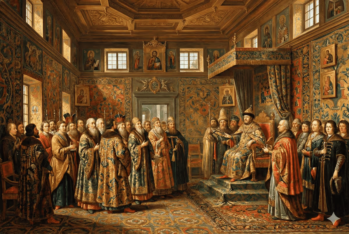 Illustration : Le Tsar Michel Romanov (1613) : le fondateur d'une dynastie de trois siècles