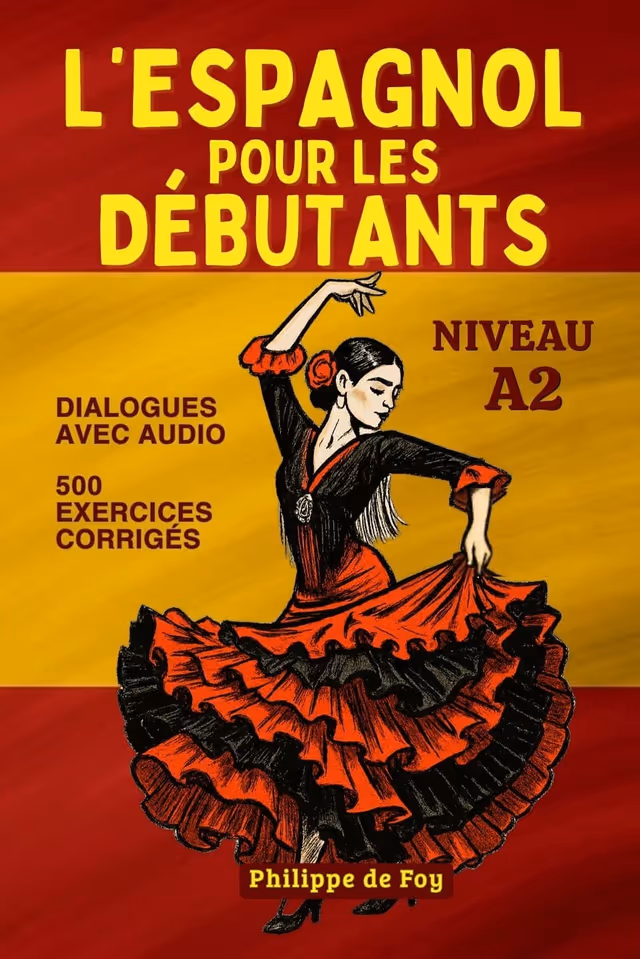 Couverture du manuel Apprendre l'espagnol niveau A2 de Philippe de Foy