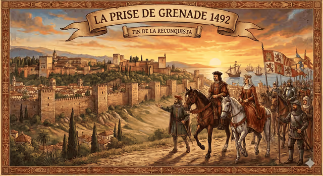 La prise de Grenade et la fin de la Reconquista (1492)