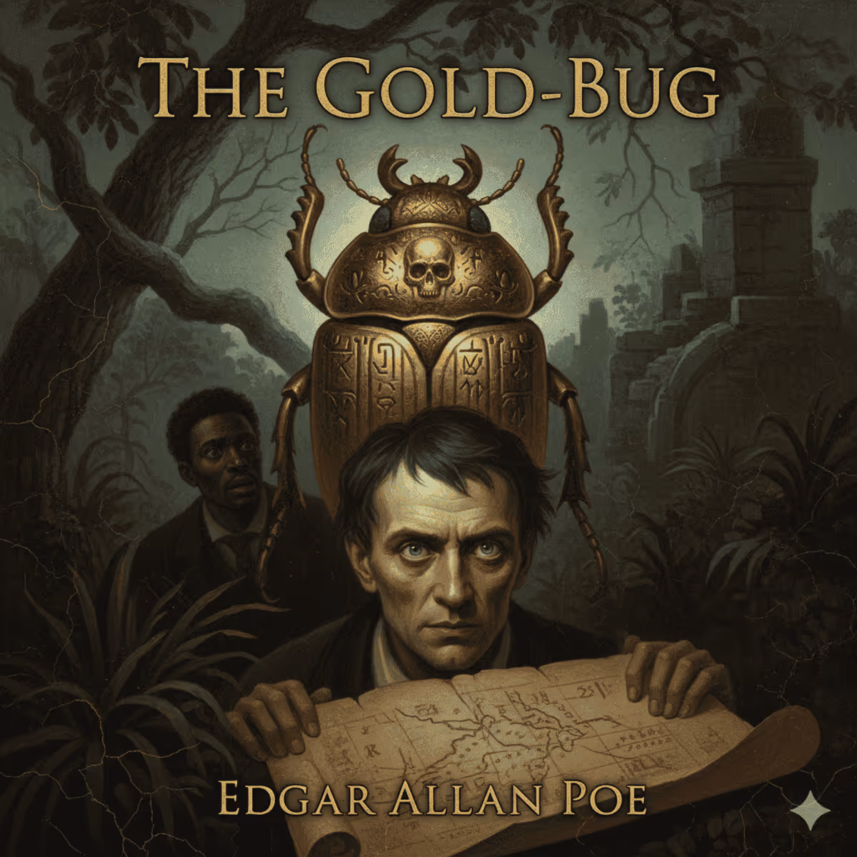 Nouvelle Le Scarabée d'Or de Edgar Allan Poe : méthode employée pour déchiffrer le message secret du capitaine Kidd