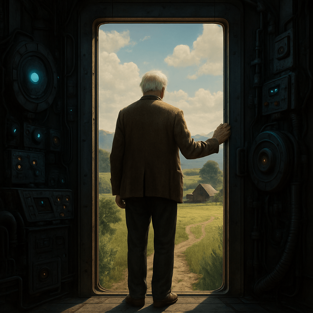 Illustration: Station de transit : l'humanité à la croisée des chemins selon Clifford D. Simak